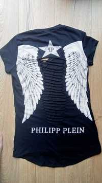 Philip Plain koszulka t shirt L oryginalna markowa bluzka wloska