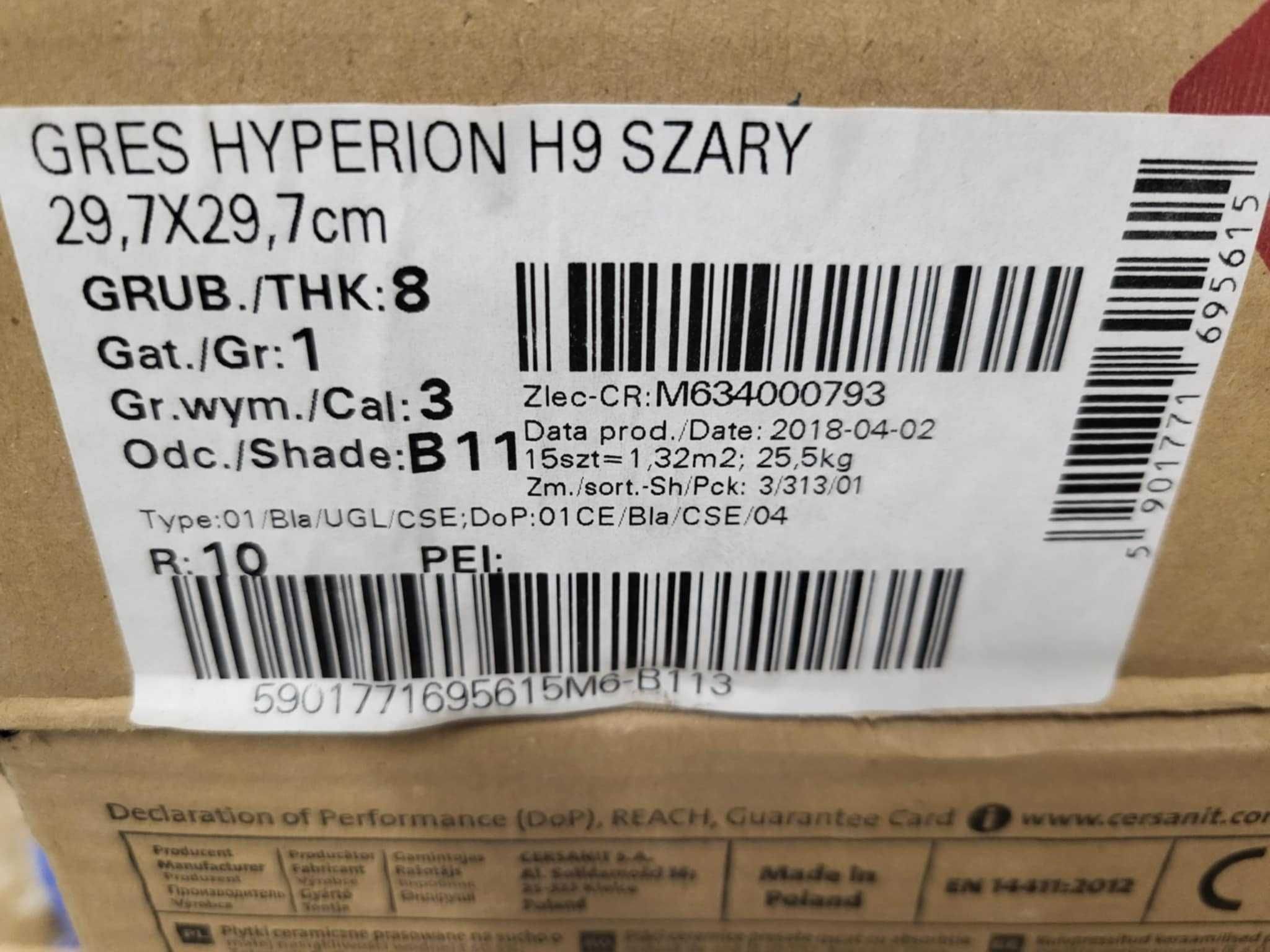 Płytki gres OpocznoHYPERION H9 29,7x29,7   27m2