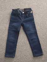 Nowe Spodnie dziewczęce legginsy jeansowe 98