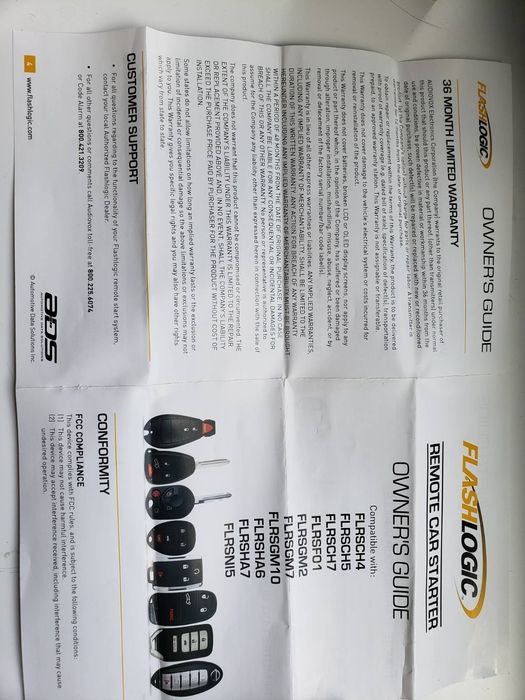 Дистанционный запуск двигателя Dodge. Ram. Chrysler. Jeep