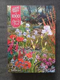 Puzzle 1000 cherry pazzi riverside Glen kwiaty łąka ogród