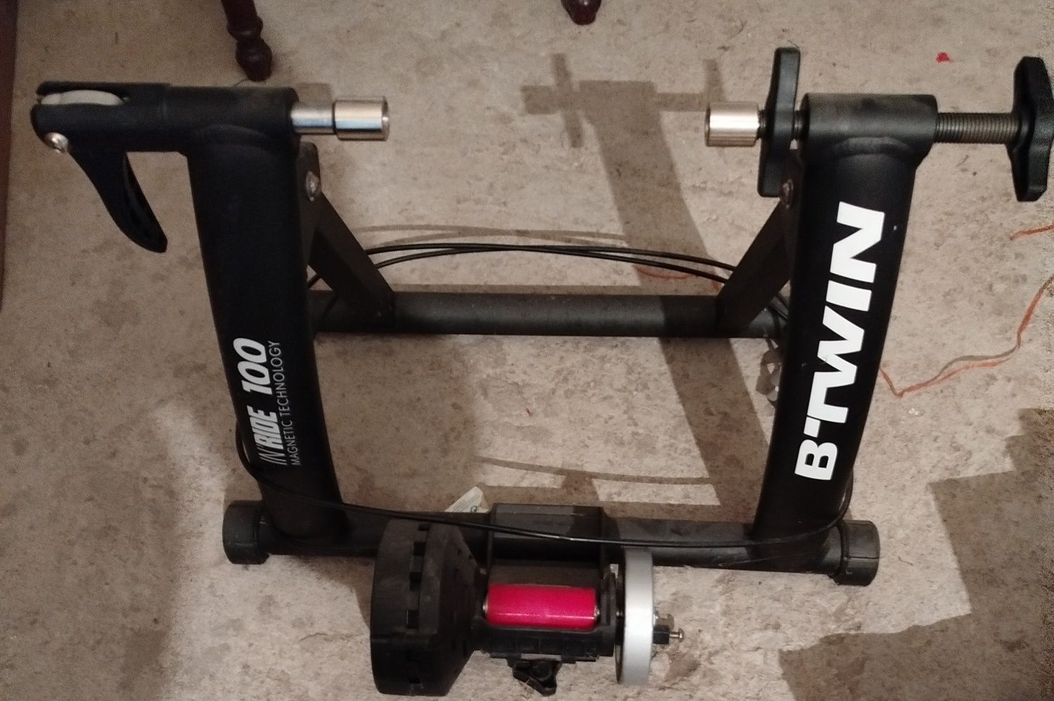 Rolo para treino de bicicleta