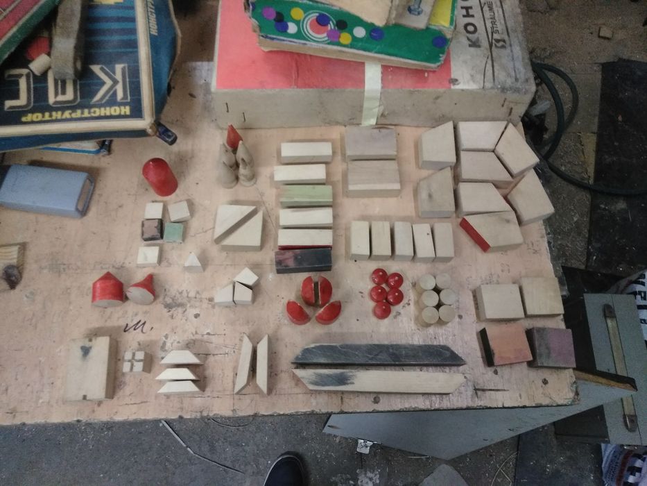 Конструктор СССР - Деревянный конструктор  «ПСКОВ» 1984 год