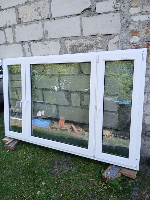 Okna PCV 234x142 i 320x142 używane stan bdb. Okazja. Transport