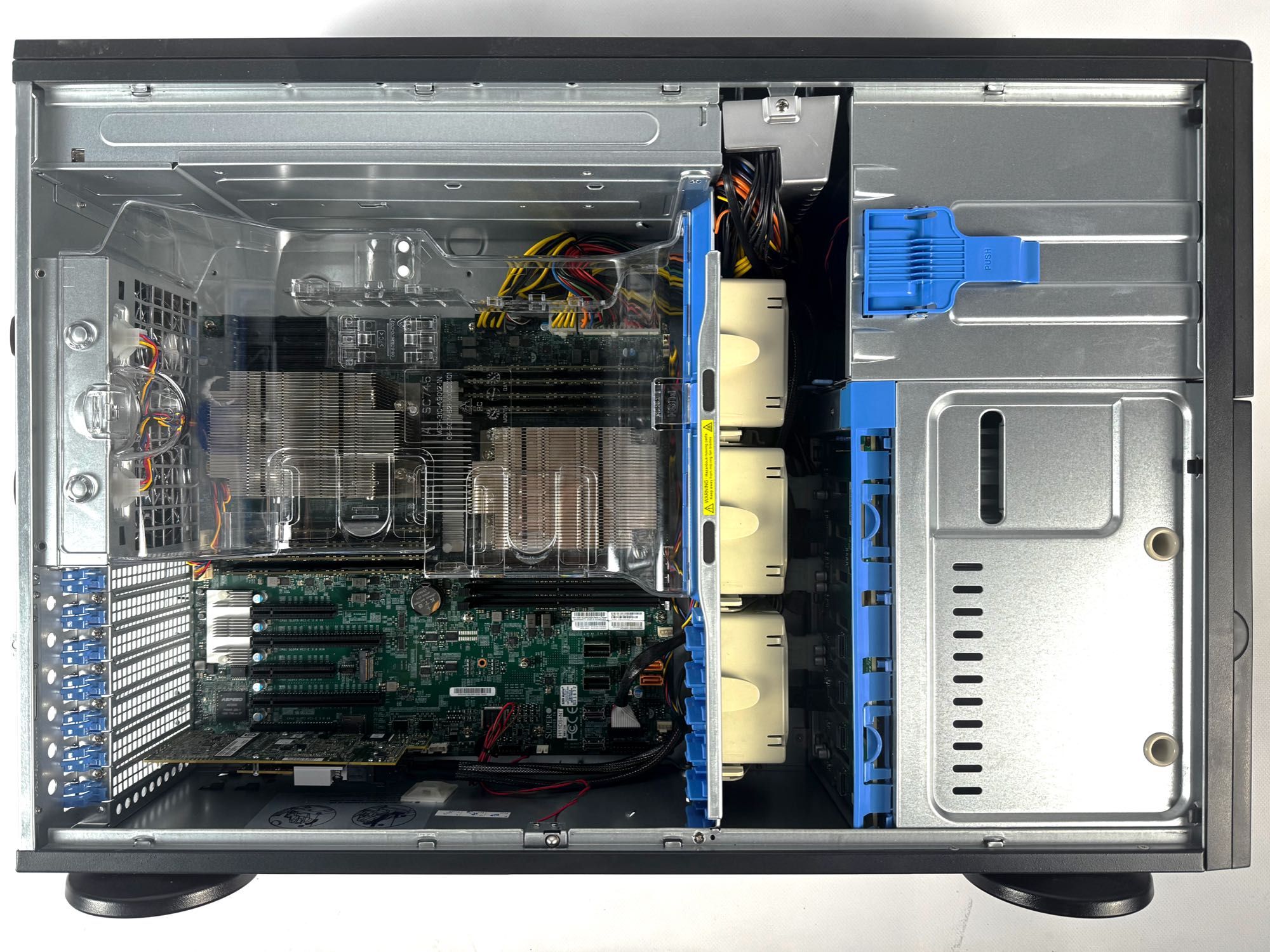 Сервер Supermicro 745-12 8LFF+NVMe/ H11DSi-NT/ 2x AMD EPYC 7532/ 256GB
