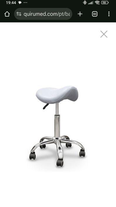 Banco tipo pony para clínica de estética, dentária, cabeleireiro, etc.