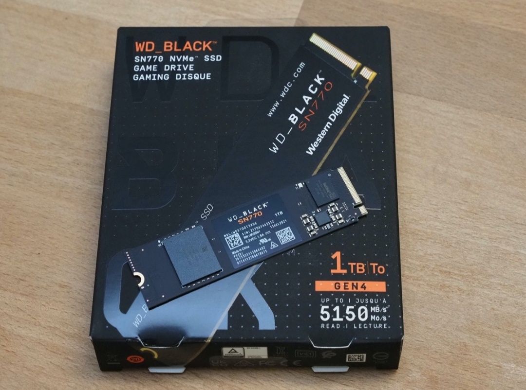 Western Digital M.2 NVMe Gen 4 SSD PCIe 4.0