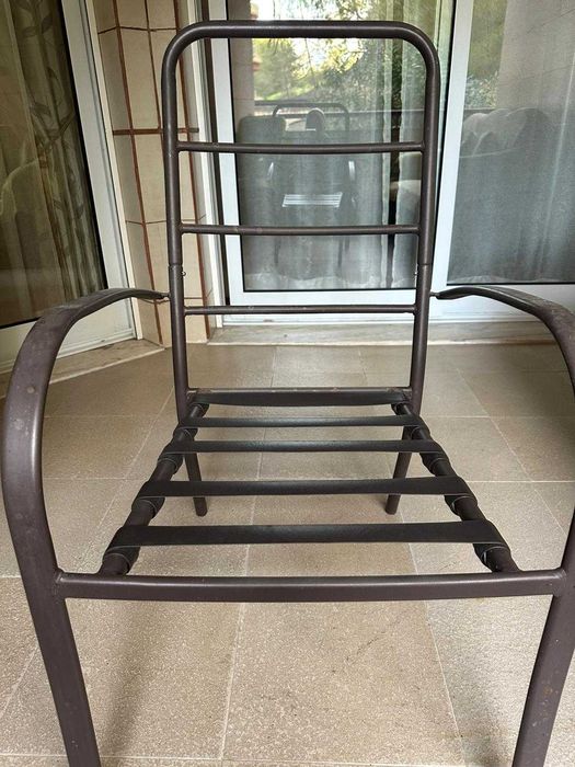 Mesa e 4 cadeiras jardim/varanda/terraço