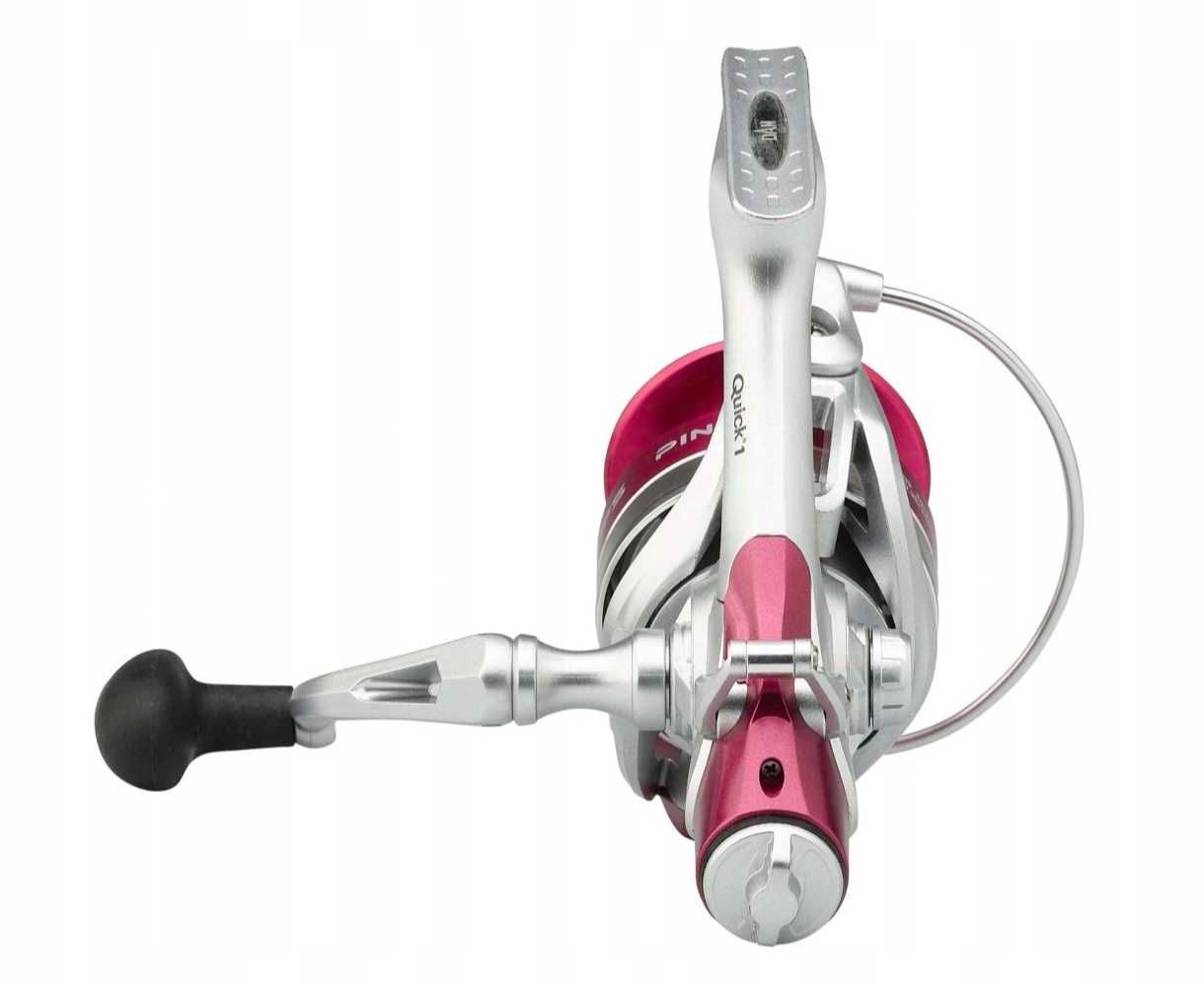 Kołowrotek z Wolnym Biegiem Dam Quick 1 Pink 6000