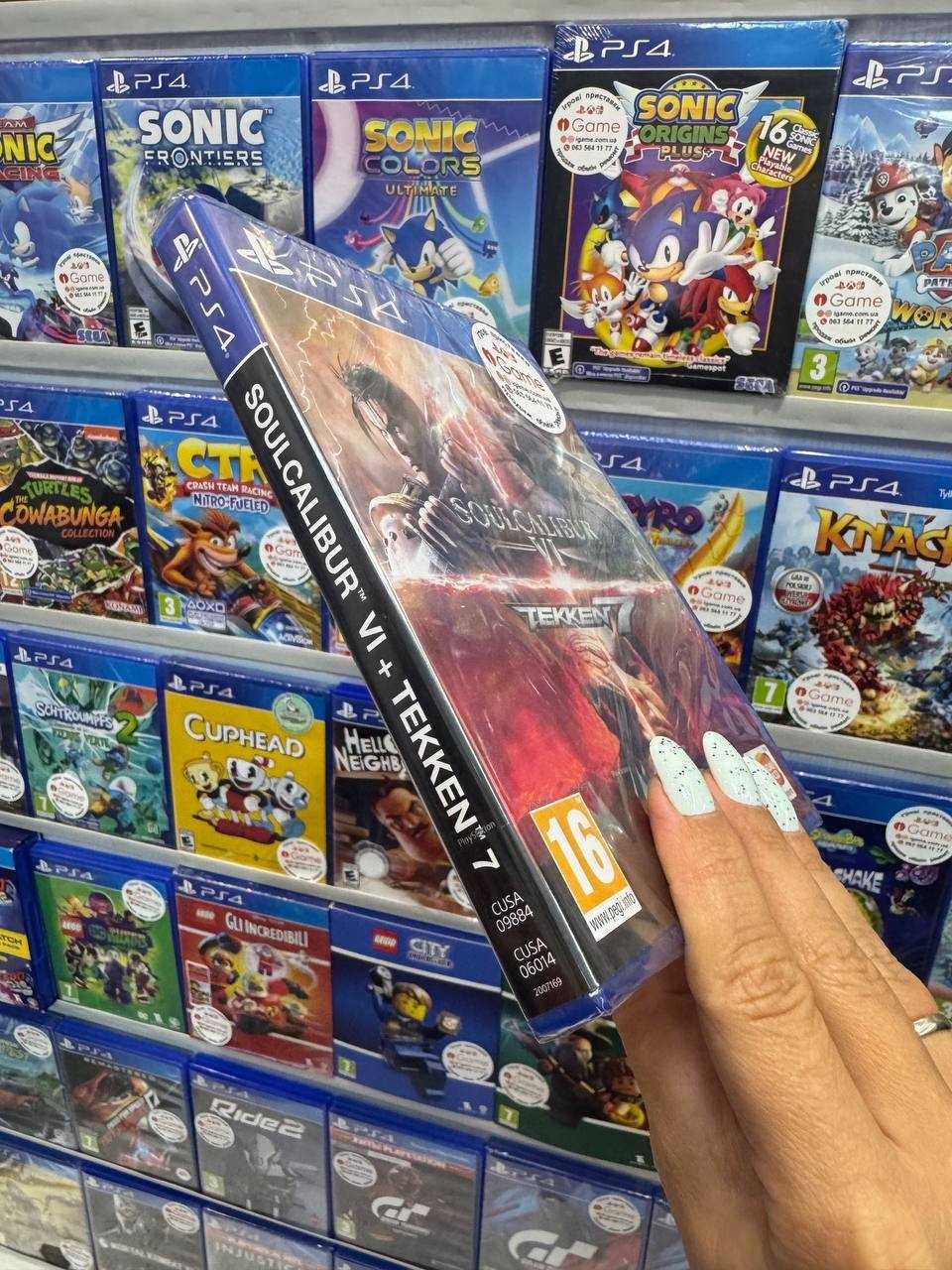 SOUL CALIBUR Ⅵ + TEKKEN7 PS4 теккен тейкен igame