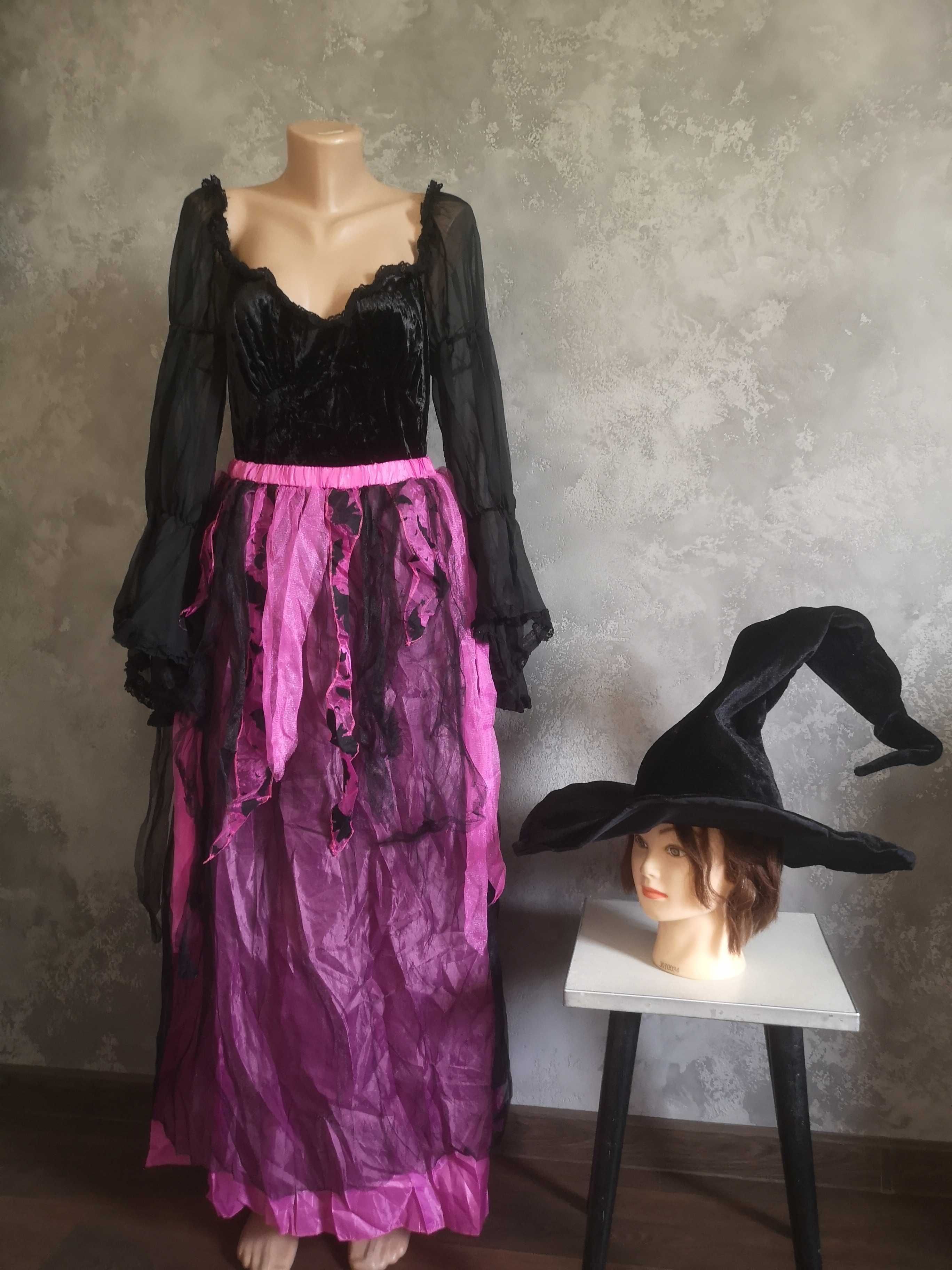 карнавал костюм платье шляпа колпак хелоуин 50-52 косплей летучая мышь