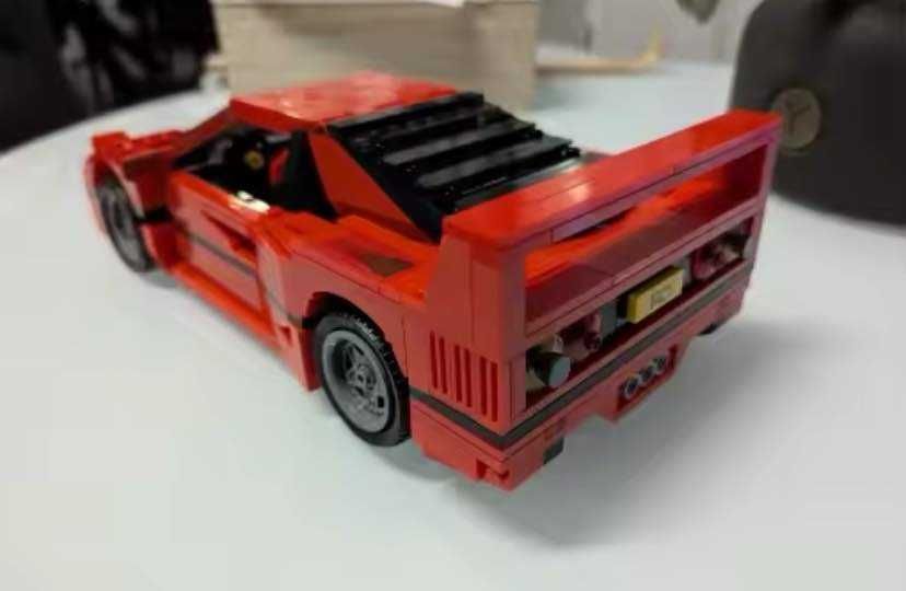 Klocki wzór LEGO Ferrari F40 Autko Samochodzik Hit Wyścigi Prezent
