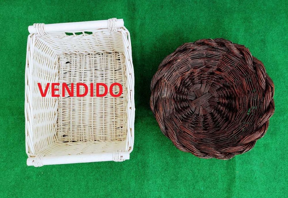 Cesto cesta artigo vime verga artesanal manual tradicional