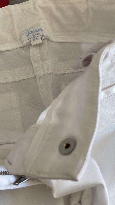 Calças Jacadi, brancas, 5 anos