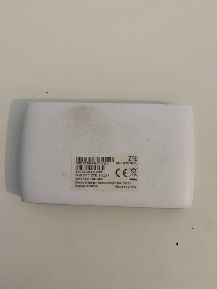 Router portátil Meo ZTE MF920U
