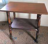 Stolik drewniany PRL super stan odbiór osobisty 69x69x43cm