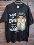Koszulka T-shirt I'm Like An Owl I Don't Give A Hoot! Duck Dynasty Siz