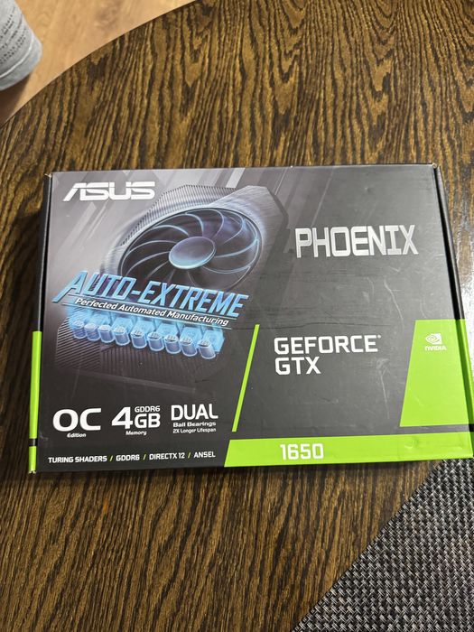 Відеокарта asus gtx 1650