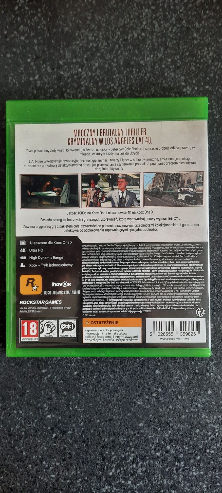 L.A. Noire xbox one