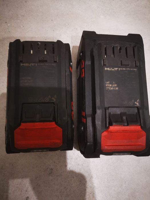Zestaw 2 szt Akumulatorów do elektronarzędzi HILTI B 22-170