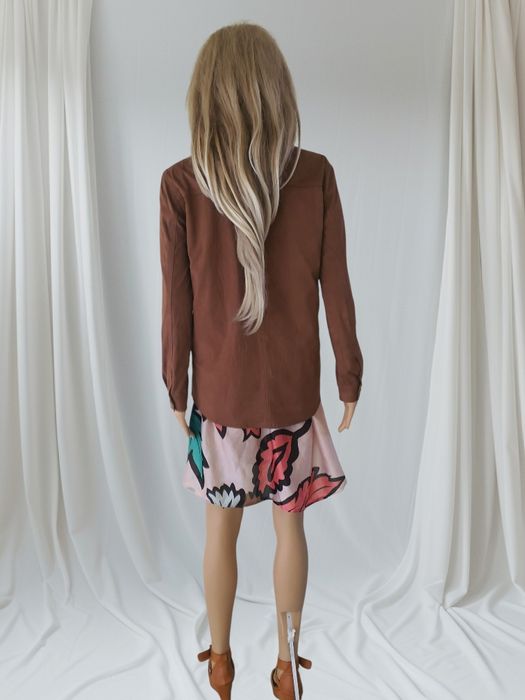 Soyaconcept - modna damska koszula jak zamszowa - S/M  -