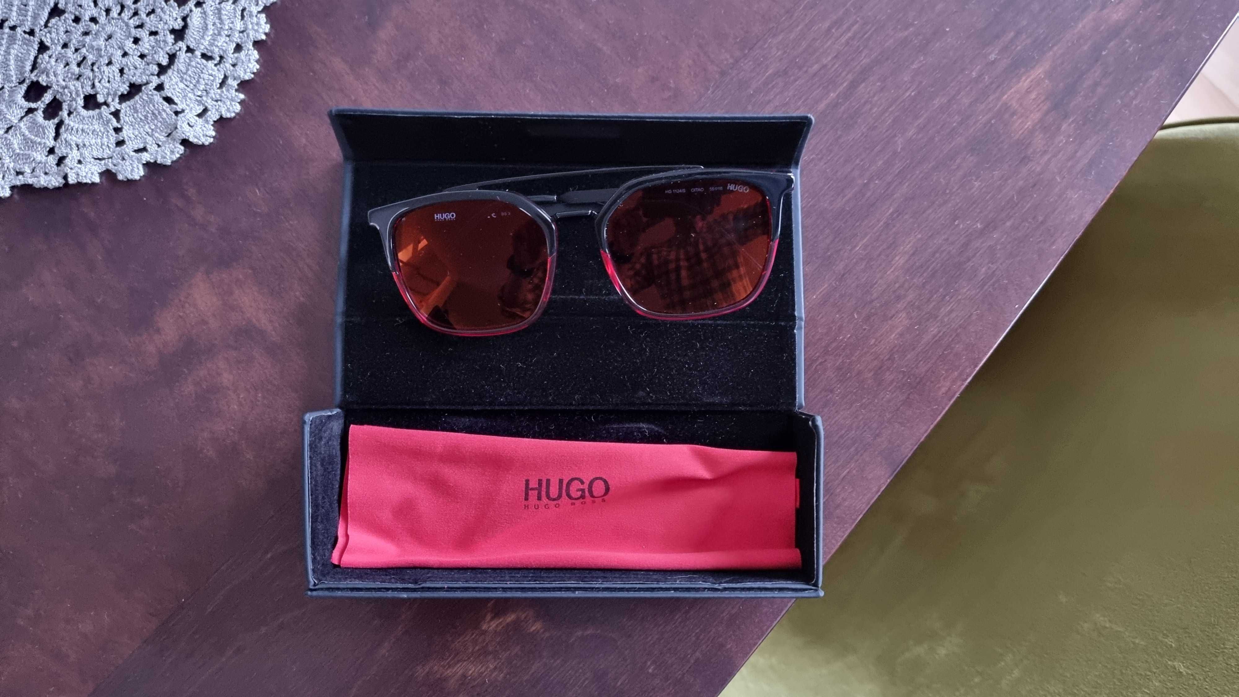 okulary przeciwsłoneczne HUGO BOSS, jak nowe