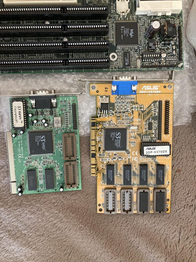 Ретро Мат плата socket 5
