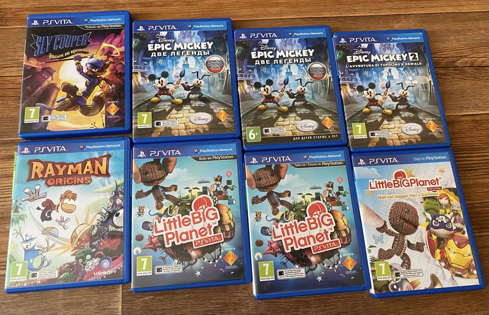 Sony PS Vita: Minecraft, Gravity Rush, Lego, Killzone, Mortal Kombat