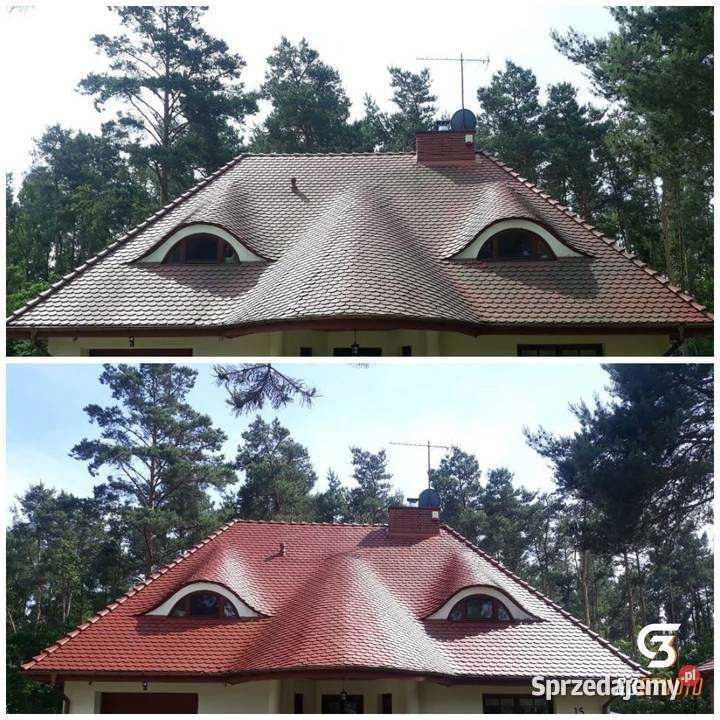 Malowanie, czyszczenie, impregnacja dachów, elewacji, kostki brukowej