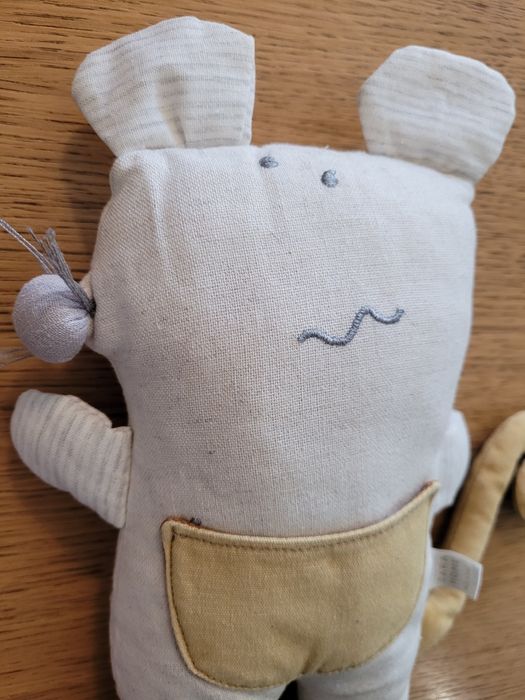 Myszka grzechotka pluszak zara home