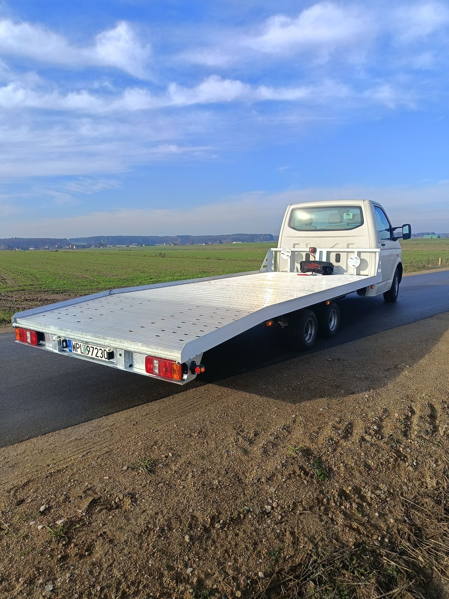 Autolaweta, najazd, zabudowa, laweta, Iveco, Master , Sprinter,