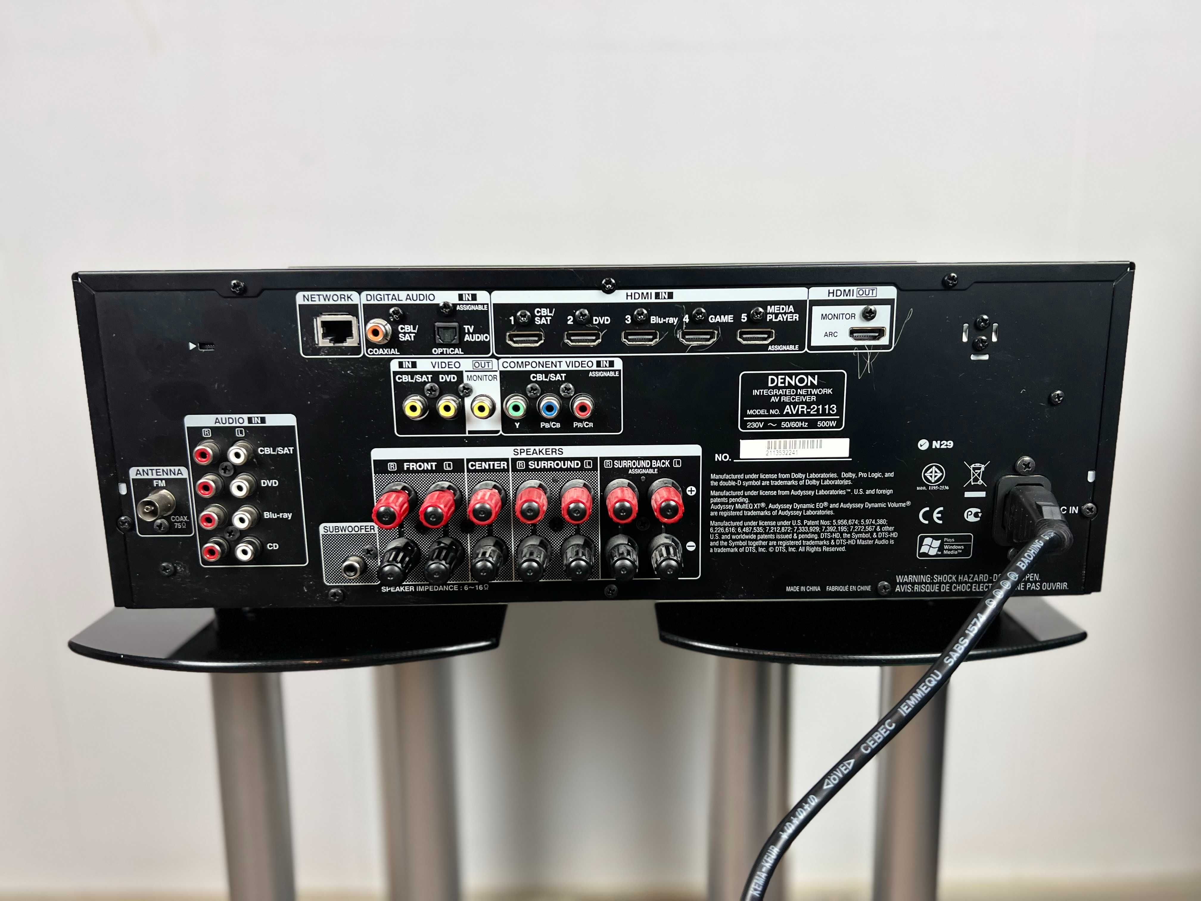 Amplituner Denon AVR-2113 7.1 czarny