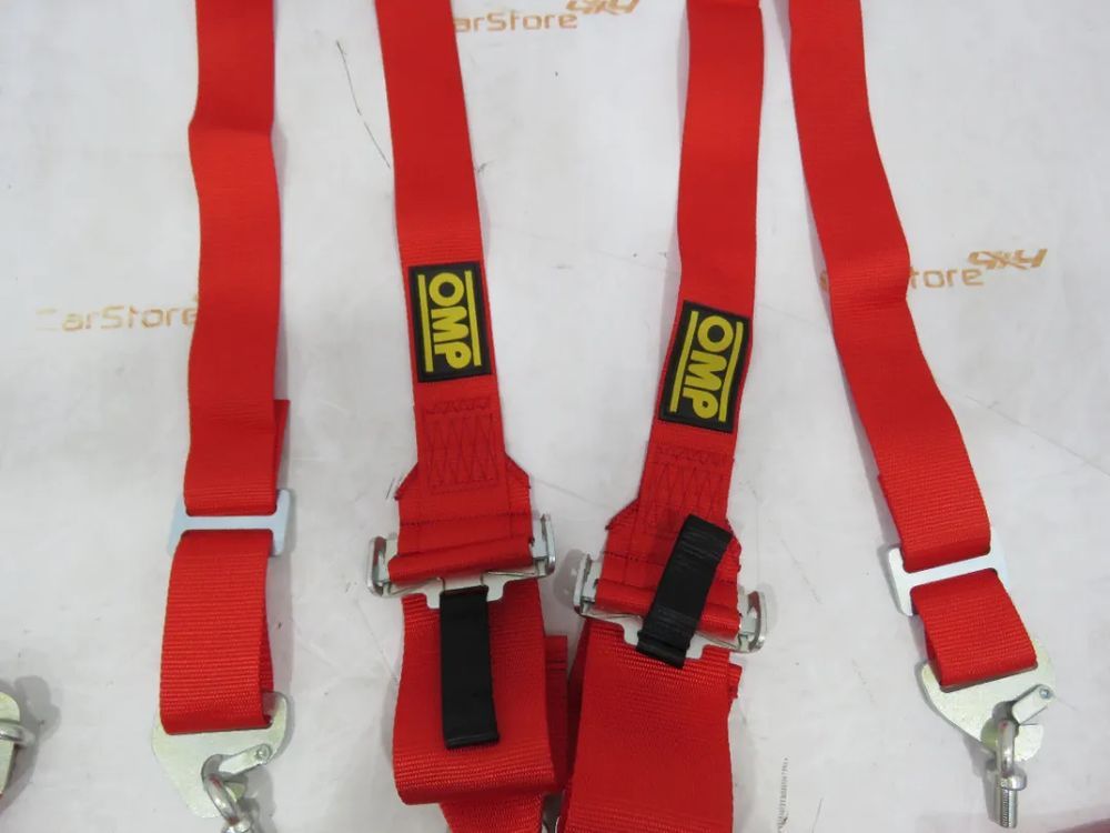 Cinto OMP vermelho 4 Pontos