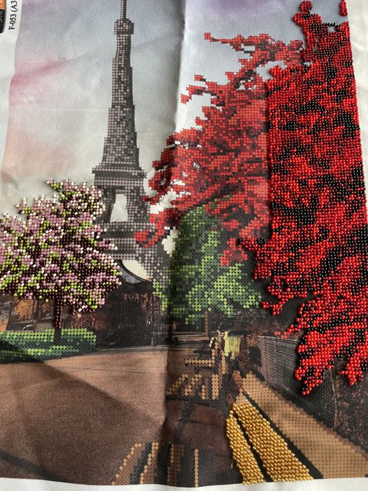 Пано, картина бисером, полотно, Париж