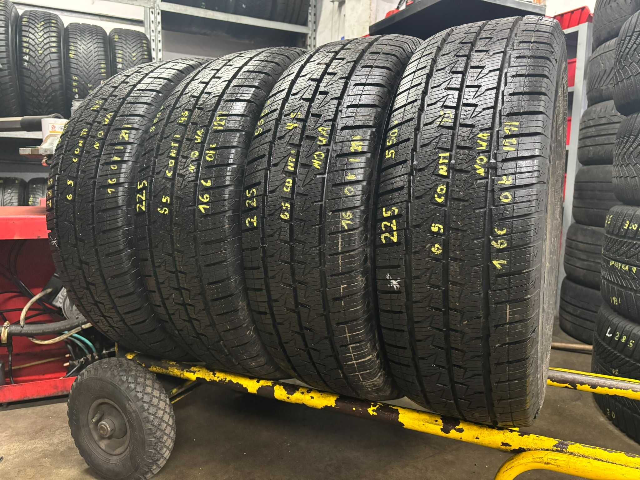 4X OPONY BUS 225/65R16C 112/110T Continental VanContact 4S 2021R NOWE!