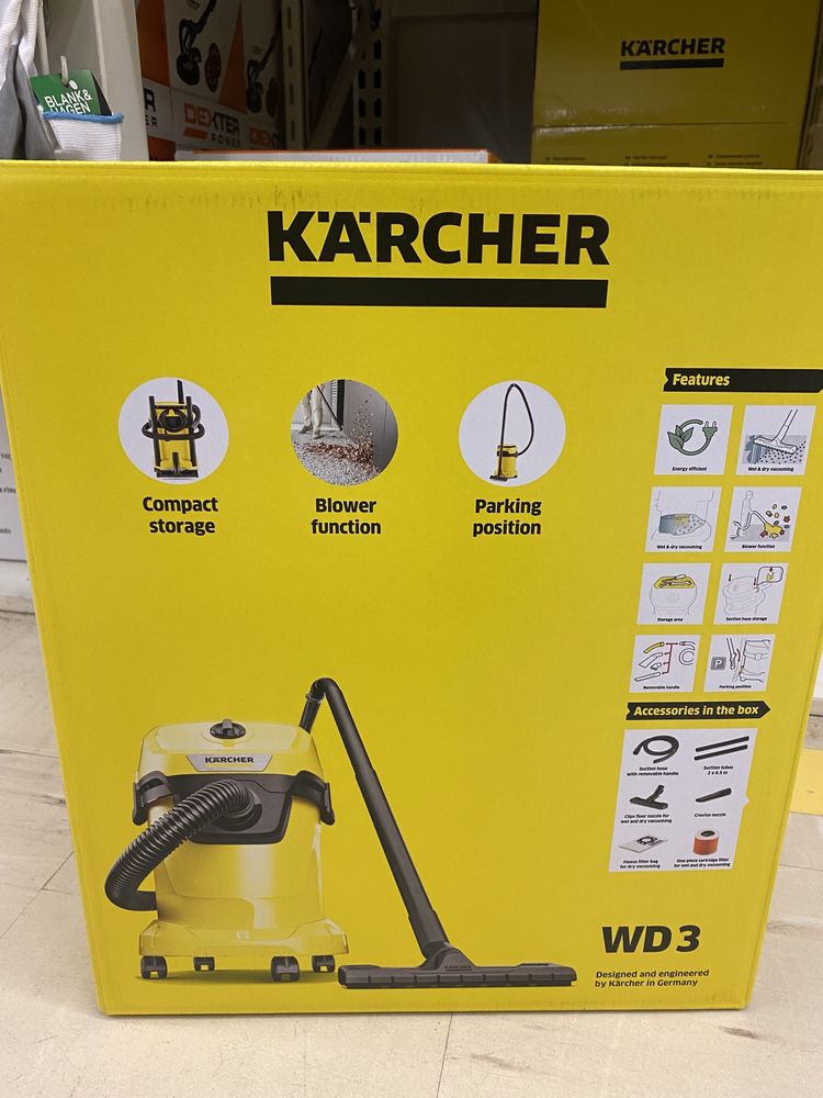 Пылесос Karcher WD 3 V-17/4/20 (1.628-101.0) Нова модель