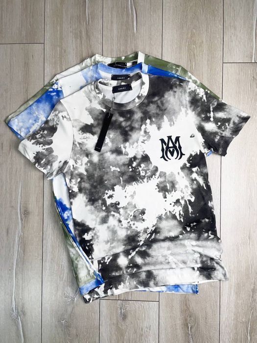 РАСПРОДАЖА! Футболка мужская Amiri облака, женская унисекс