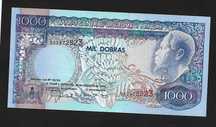 S. Tomé Nota 1000 Dobras 1993 Nova