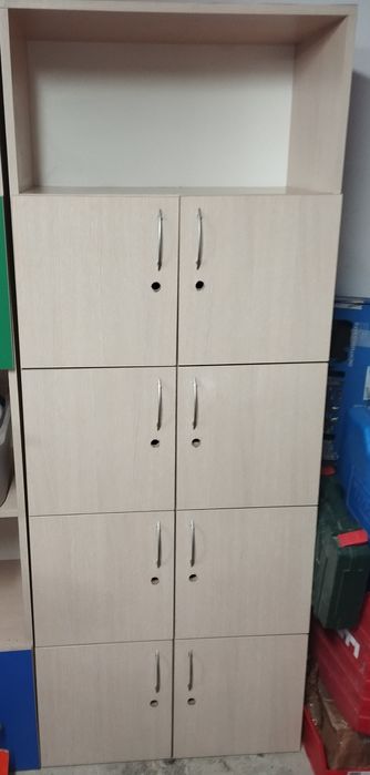 DUŻA Szafa Regał z Drzwiami Garaż Gospodarcza Biurowa 70x40x183