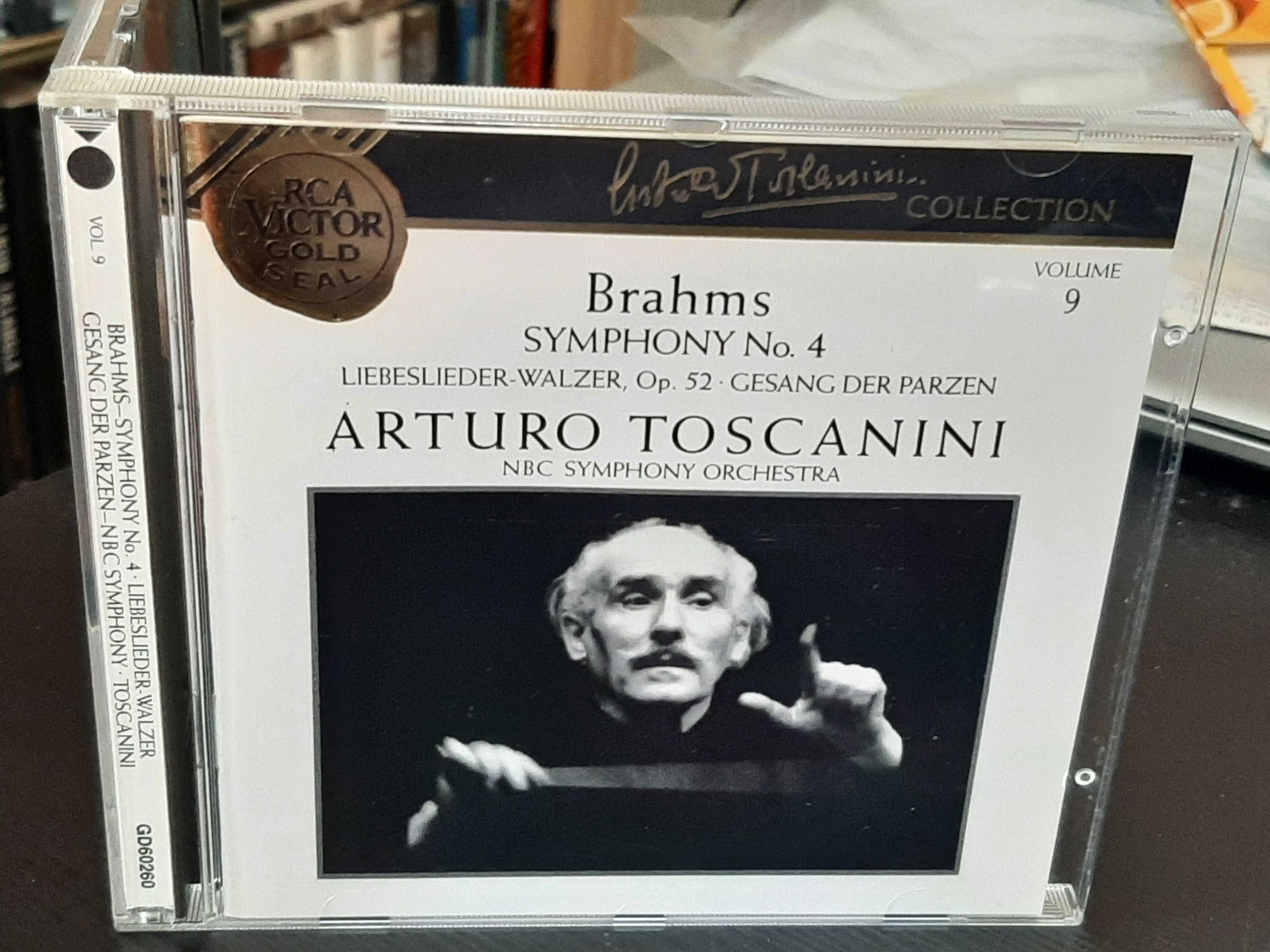 Brahms: Symphony 4, Liebeslieder-Walzer, Gesang Der Parzen - Toscanini