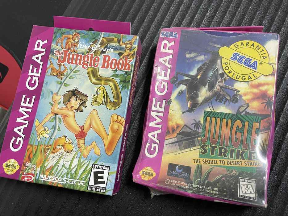 Coleção de jogos Sega Game Gear