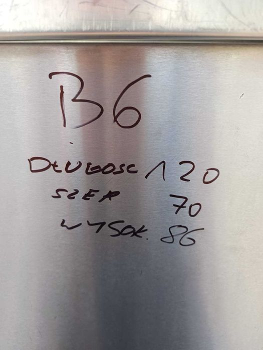 Zlew nierdzewny gastronomiczny.