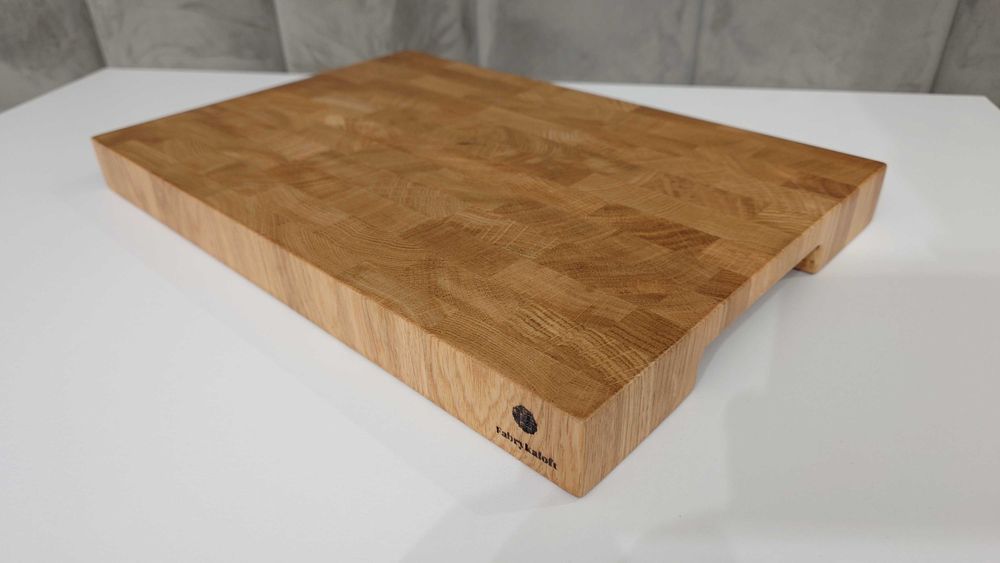 deska sztorcowa dębowa do serwowania 35 x 23,5 x 3,2 cm