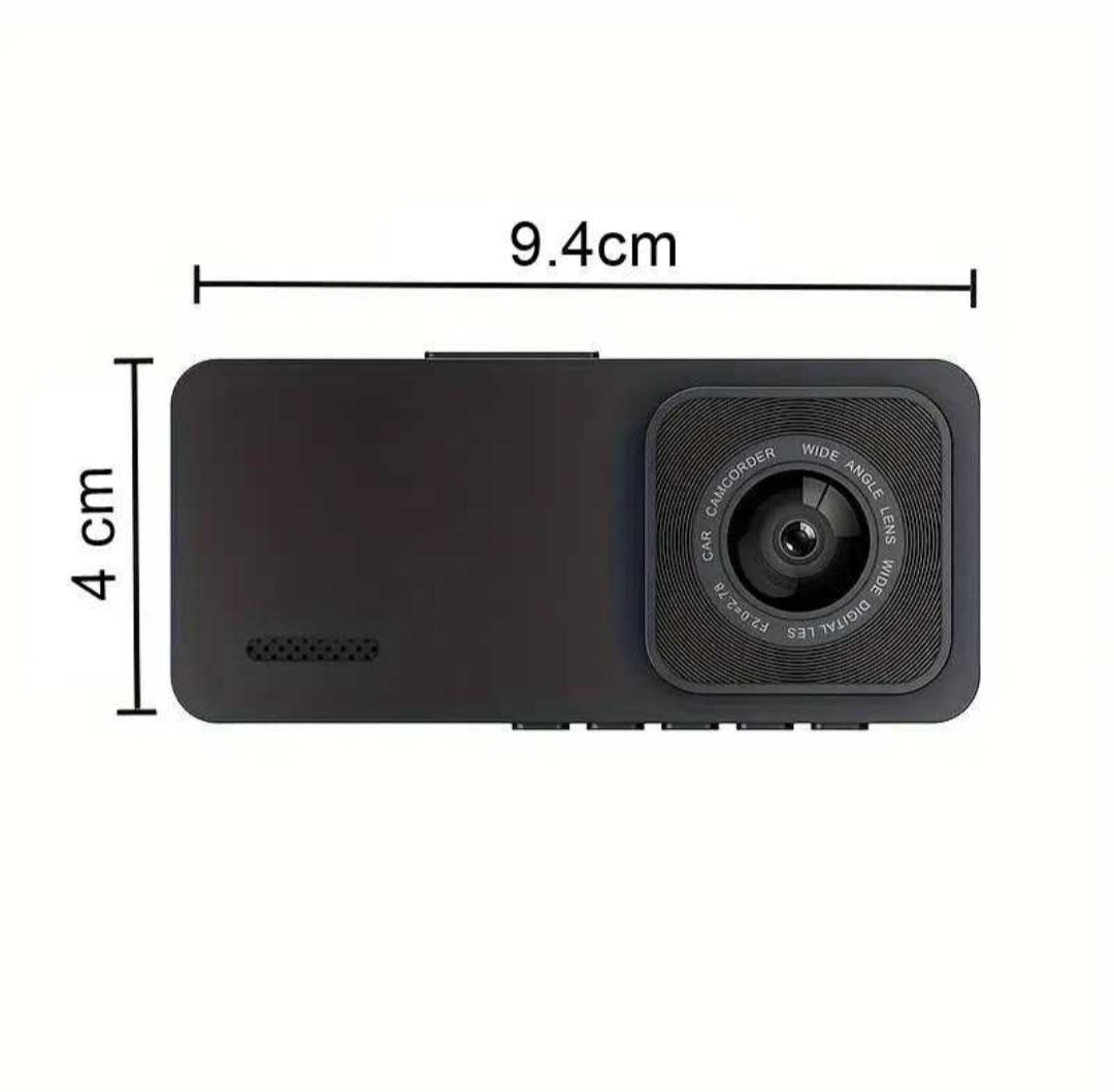 Rejestrator Wideo Kamera Samochodowa Przód/Tył/Wnętrze 32GB Menu PL