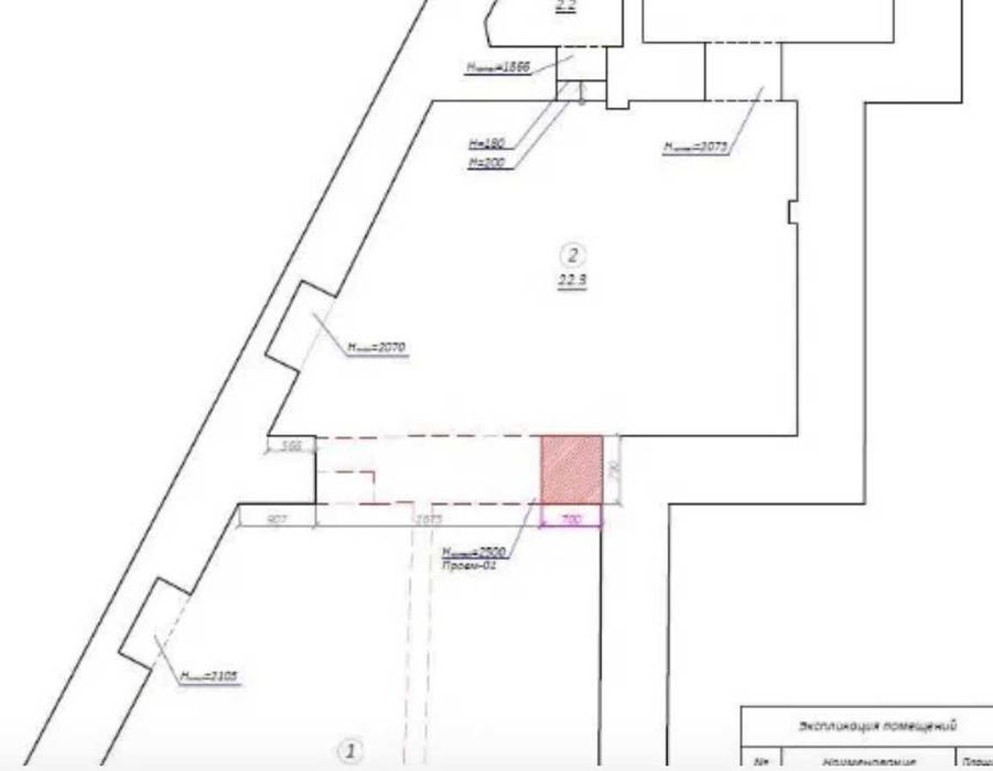 Фасадное помещение на тихой улице центра города. Ремонт.