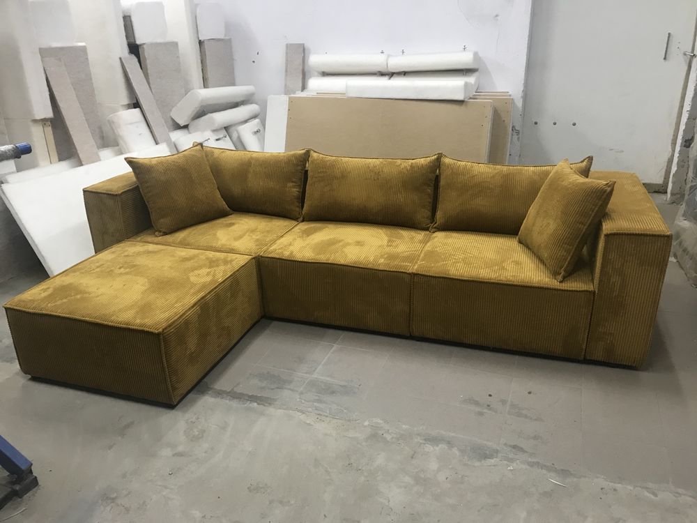 Narożnik sofa kanapa modułowa tkaniny do wyboru + darmowa dostawa