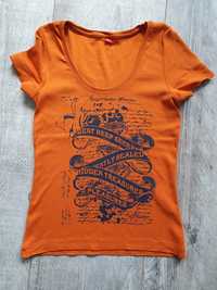 T-shirt s Olivier pomarańczowy
