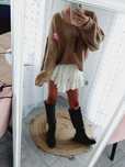 Swetr moher czekolada oversize