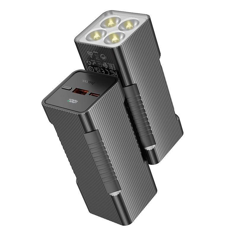 Повербанк Hoco 22.5W 10K Q15 Flashlight зарядка павер фонарик ліхтар