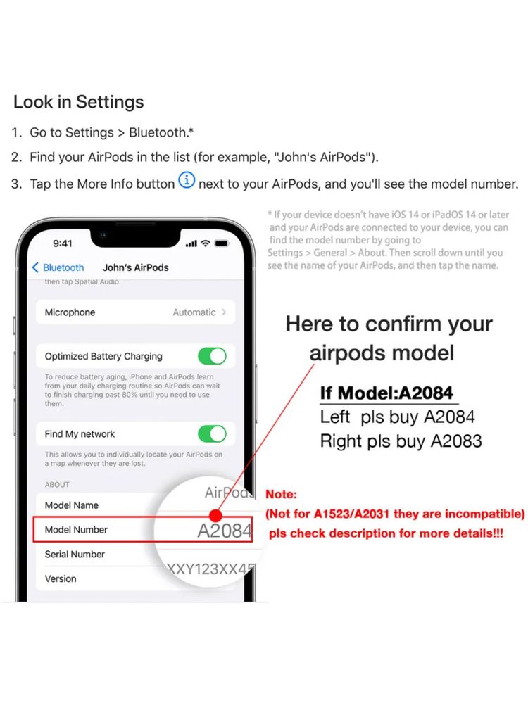 Lewa Słuchawka AirPods Pro A2083 A2084 A2190